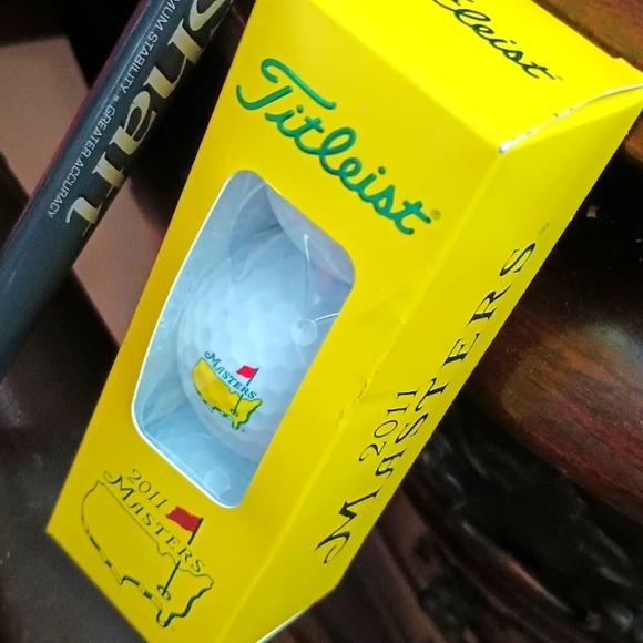 2011 MASTERS Golf Ball Sleeve UNOPENED - Picture 4 of 4